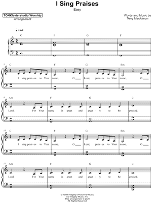I Sing Praises [easy]