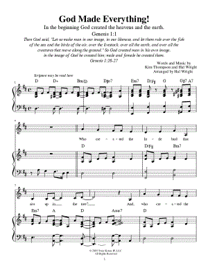 God Made Everything!