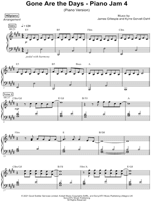 Gone Are the Days - Piano Jam 4