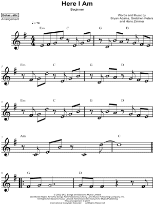 Here I Am [beginner]