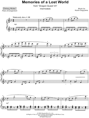 Memories of a Lost World [intermediate]