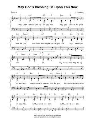 May God's Blessing Be Upon You Now