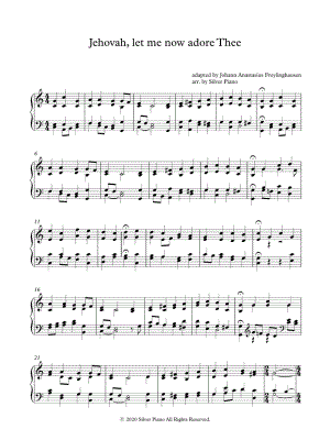 Jehovah, Let Me Now Adore Thee