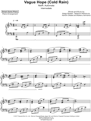 Vague Hope (Cold Rain) [intermediate]