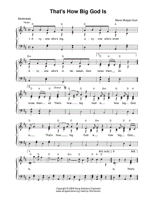 That's How Big God Is