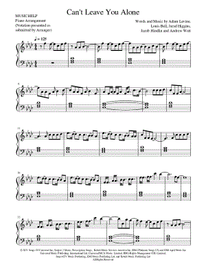 Can't Leave You Alone