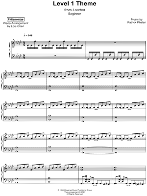 Level 1 Theme from Loaded [beginner]