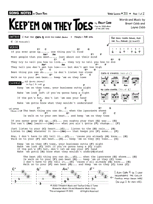 Keep 'Em on They Toes