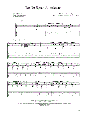 We No Speak Americano