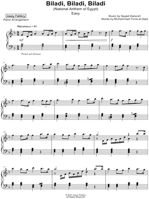 Biladi, Biladi, Biladi [easy]