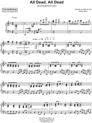 All Dead, All Dead [accompaniment only]