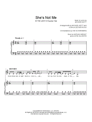 She's Not Me (from In the Light, a faustian tale)