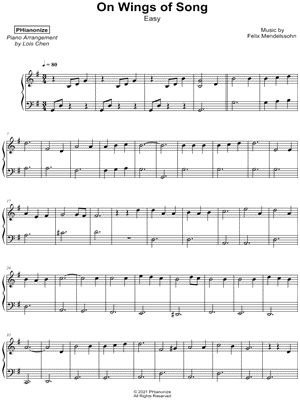 On Wings of Song [easy]