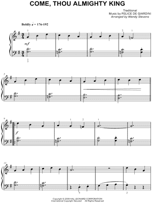 Come, Thou Almighty King