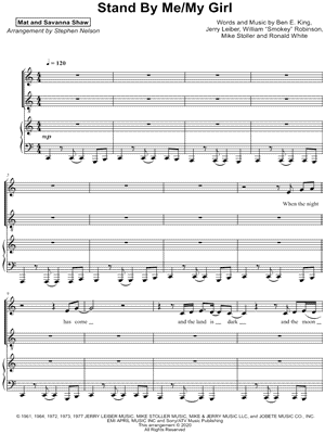 Stand By Me / My Girl [vocal duet]