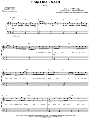 Only One I Need [easy]