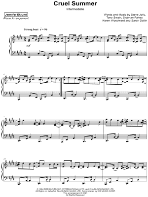 Cruel Summer [intermediate]