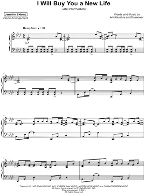 I Will Buy You a New Life [late intermediate]