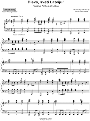 Dievs, Sveti Latviju!