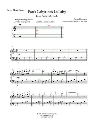 Pan's Labyrinth Lullaby [lever harp]