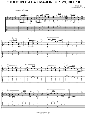 Etude in Eb Major, Op. 29, No. 10