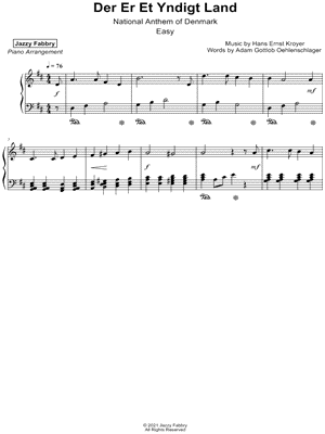 Der er et Yndigt Land [easy]