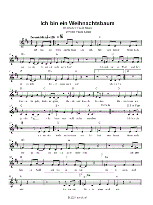 Ich bin ein Weihnachtsbaum