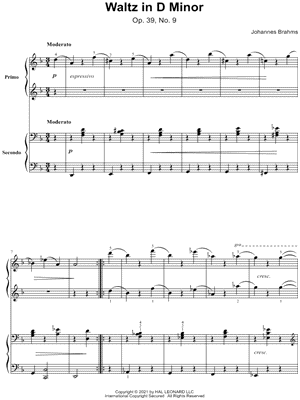 Waltz in D Minor, Op. 39, No. 9