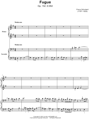 Fugue, Op. 152, D.952