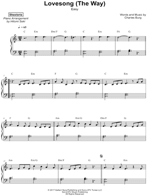 Lovesong (The Way) [easy]