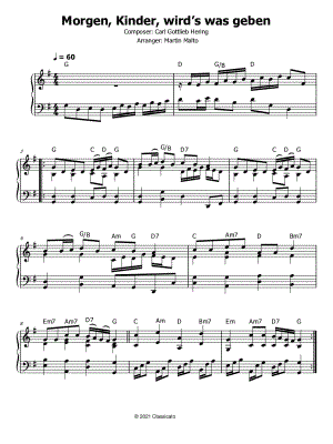 Morgen, Kinder, wird's was geben