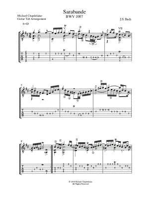 Sarabande BWV 1007