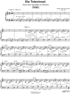 Die Toteninsel, Op. 29