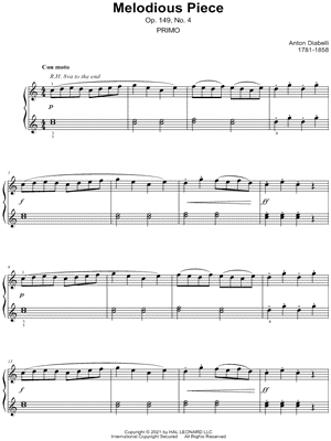 Melodious Piece, Op. 149, No. 4