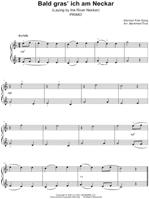 Bald gras' ich am Neckar