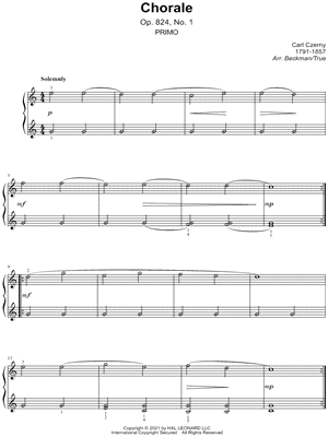 Chorale, Op. 824, No. 1