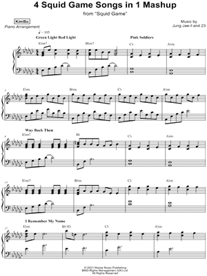 4 Squid Game Songs in 1 Mashup