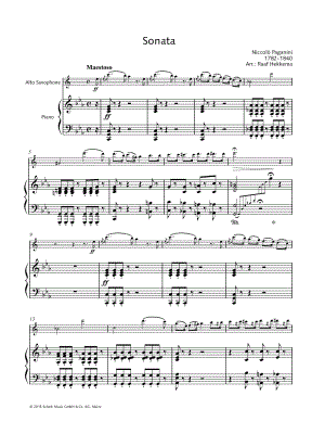 Sonata in C Minor - Alto Saxophone & Piano