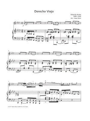Derecho Viejo - Violin & Piano