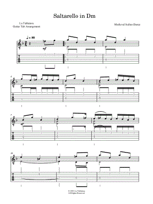 Saltarello in D Minor