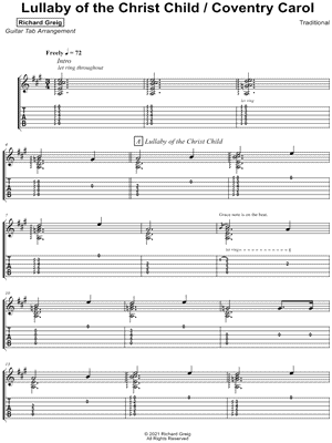Lullaby of the Christ Child / Coventry Carol