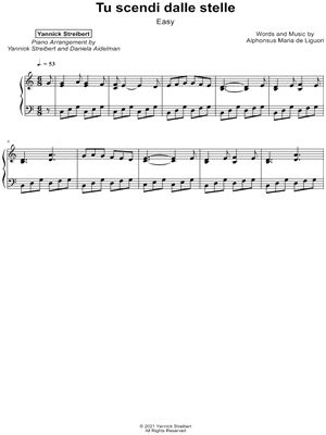 Tu scendi dalle stelle [easy]