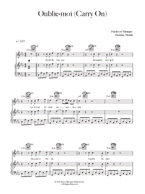 Oublie-moi (Carry On)