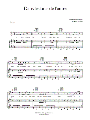 Dans les bras de l'autre