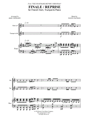 Finale / Reprise - French Horn, Trumpet & Piano
