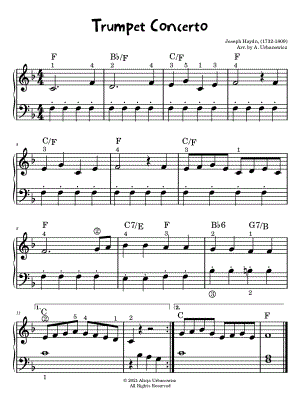 Concerto for Trumpet - III. Allegro [easy]