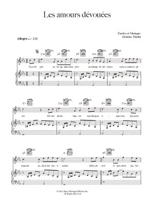 Les amours dévouées