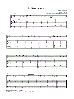 La Bergamasca - Recorder & Piano