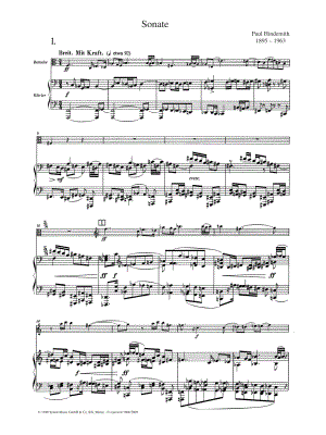 Sonate - Viola & Piano