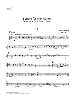 Sonata for Four Horns